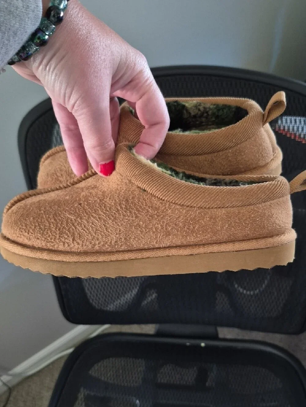 wonder nation Tan Slip-On Casual Shoes